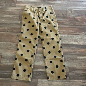 J. Cree Polka Dot Boyfriend Chino